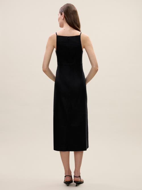 REBECCA TAYLOR REBECCA TAYLOR BEATRICE STRETCH LINEN DRESS