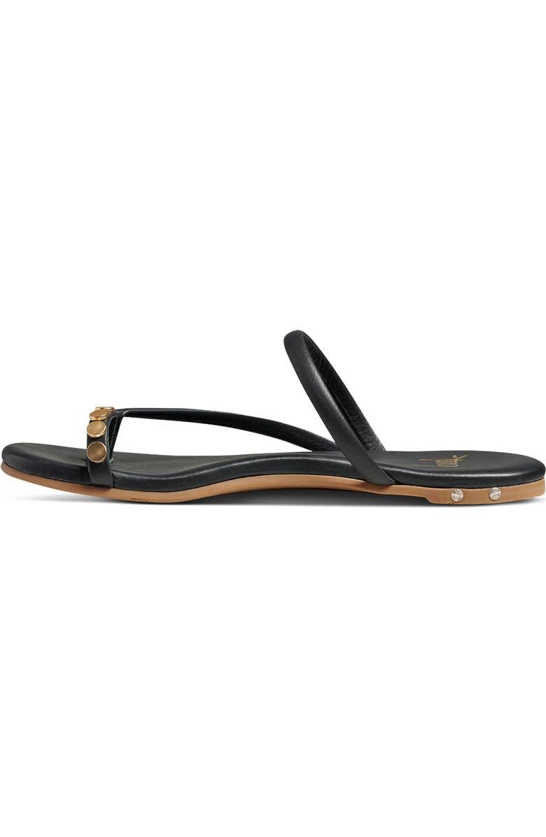 Beek Starbird Studded Toe Ring Slide Sandal, Alternate, color, Black