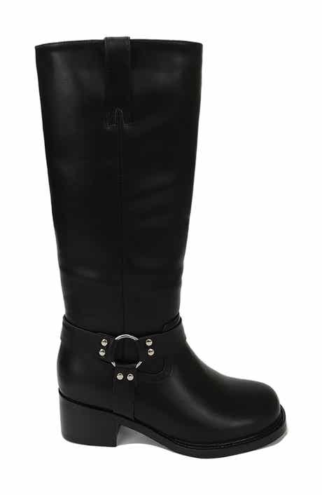 Kelso Faux Leather Knee High Boot