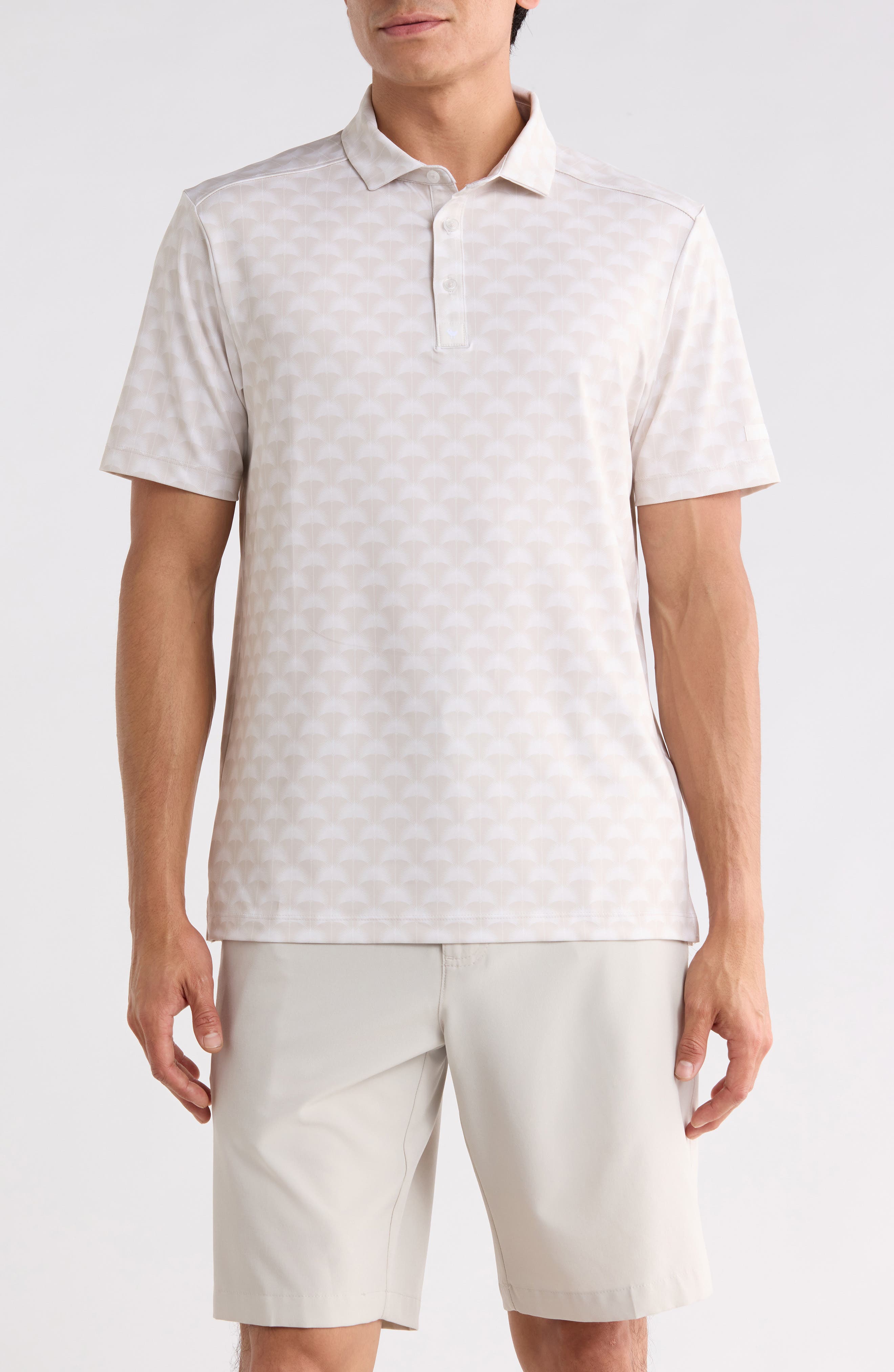 Palm Shadows Performance Polo