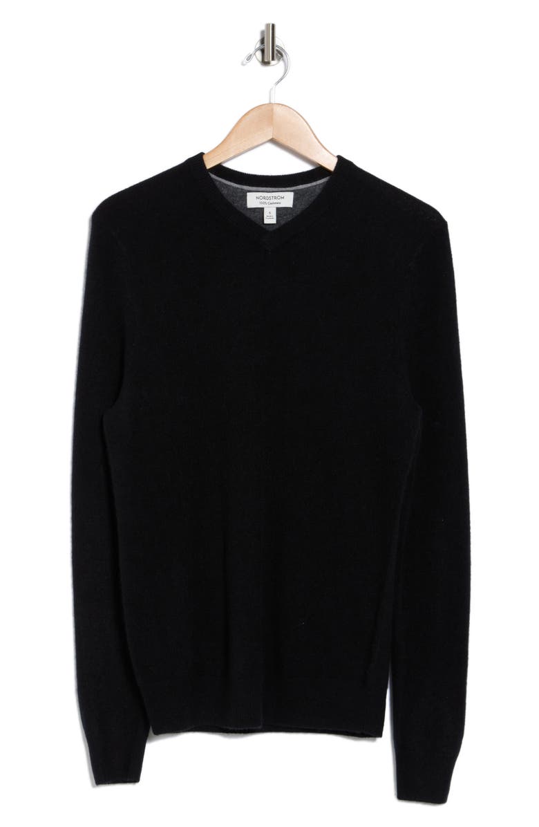 Nordstrom V-Neck Cashmere Sweater, Alternate, color, 