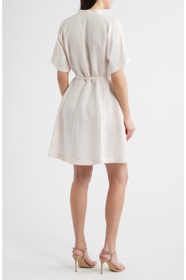 Dalinia Belted Shirtdress, Alternate, color, OCEAN ROSE