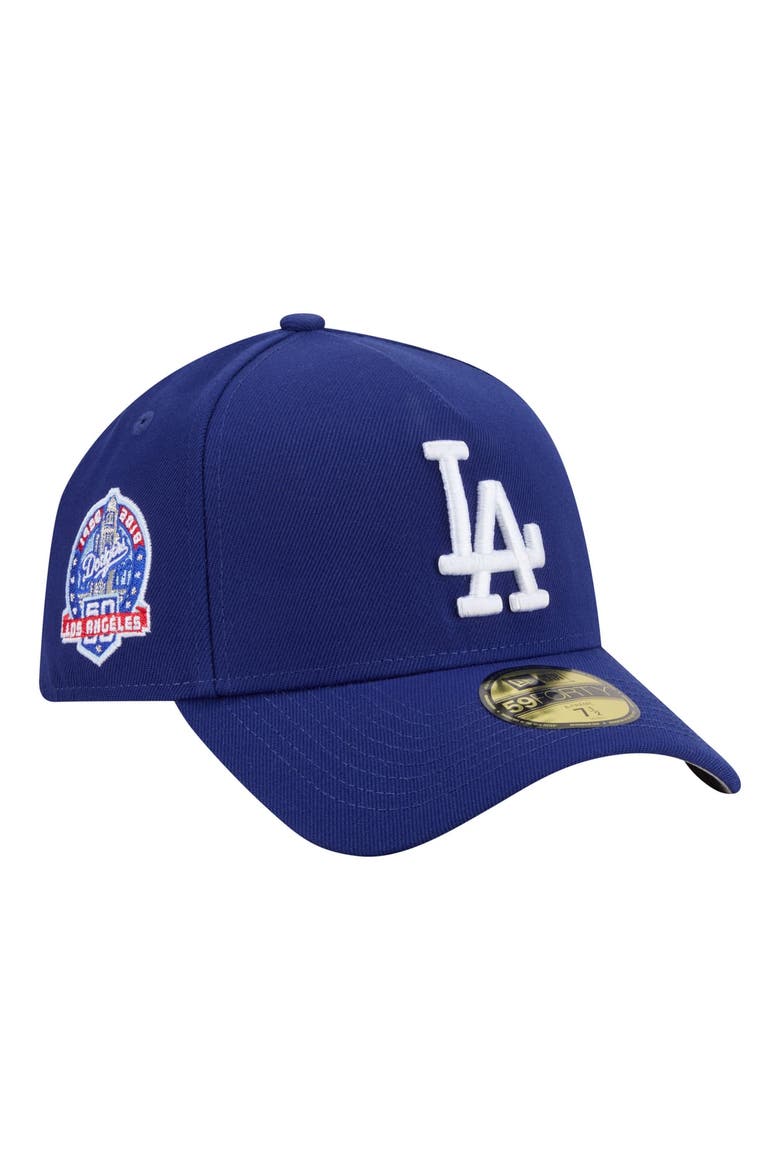 Men's New Era  Royal Los Angeles Dodgers A-Frame 59FORTY Fitted Hat, Main, color, Royal