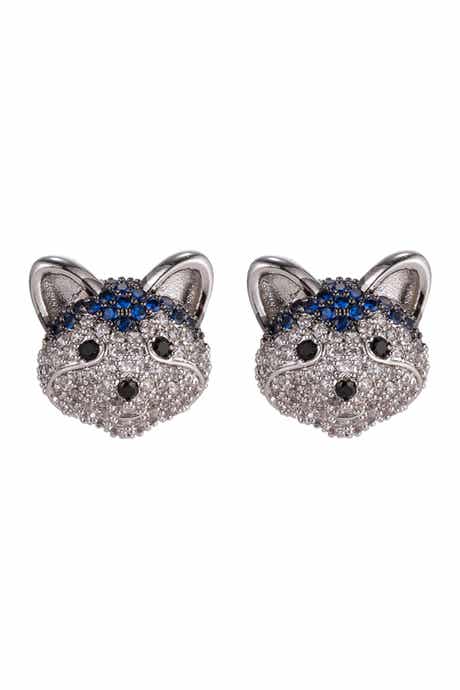 EYE CANDY LOS ANGELES Husky CZ Stud Earrings