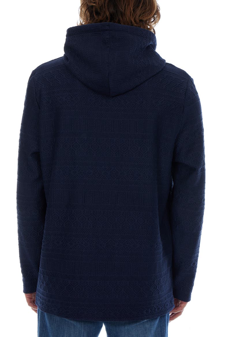 Textured Hoodie, Alternate, color, NAVY