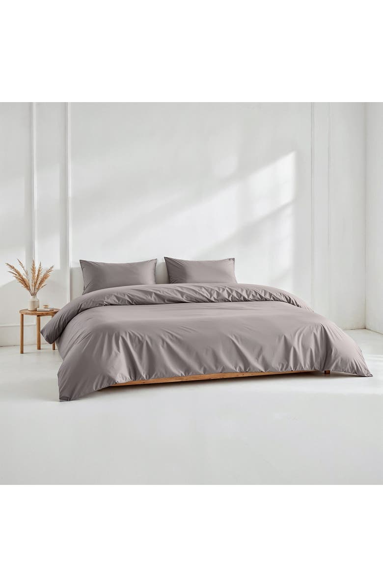 Italic Luxe Australian Sateen Bedding Bundle, Main, color, Pebble Gray