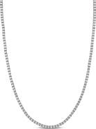 Julianna B. White Cubic Zirconia Tennis Necklace