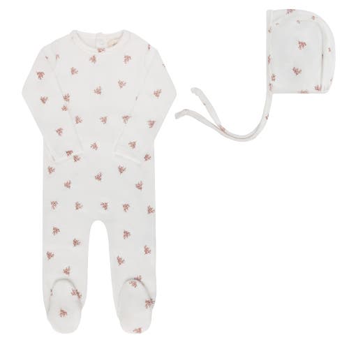 Ely's & Co. Velour Leaf Pattern Collection In Multi