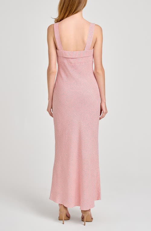 WAYF WAYF VIOLET MINI DOT MAXI DRESS
