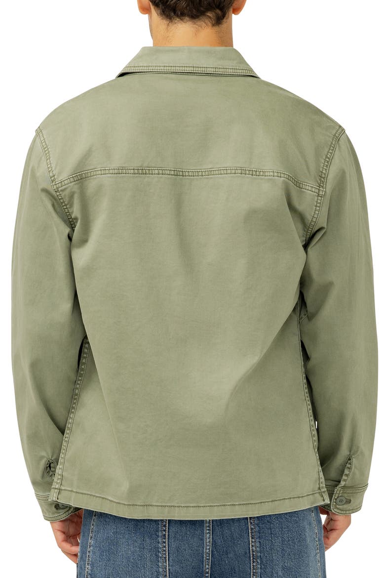 Cotton Twill Chore Jacket, Alternate, color, PALM GREEN