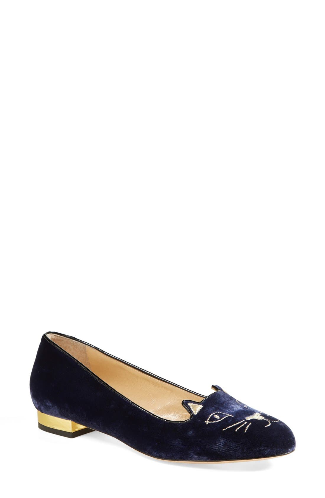 'Kitty' Flat, Main, color, BLUE