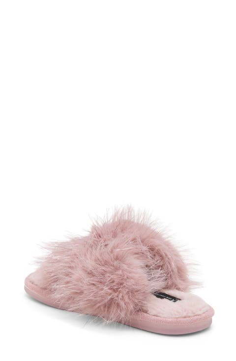 X-Band Faux Fur Slipper