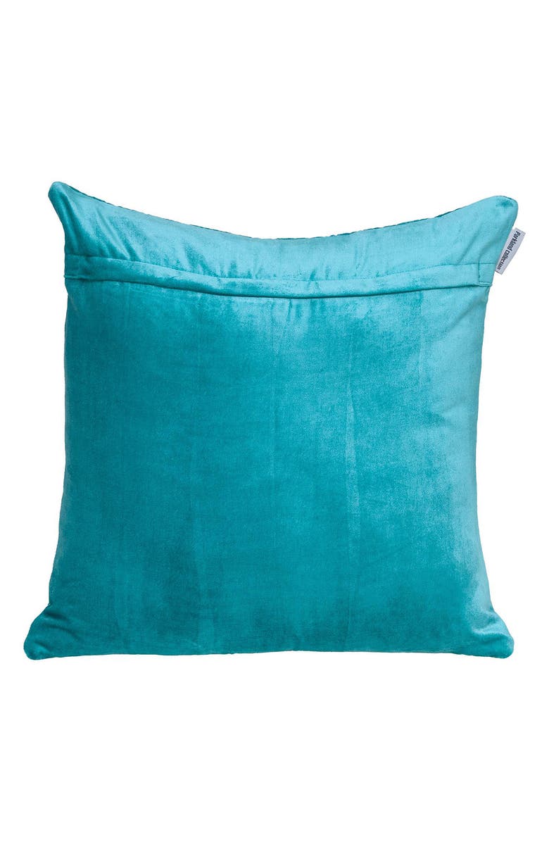 PARKLAND COLLECTION Milo Quilted Throw Pillow, Alternate, color, Aqua