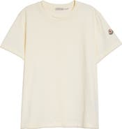 Moncler Scalloped Trim Cotton T-Shirt