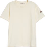 Moncler Scalloped Trim Cotton T-Shirt