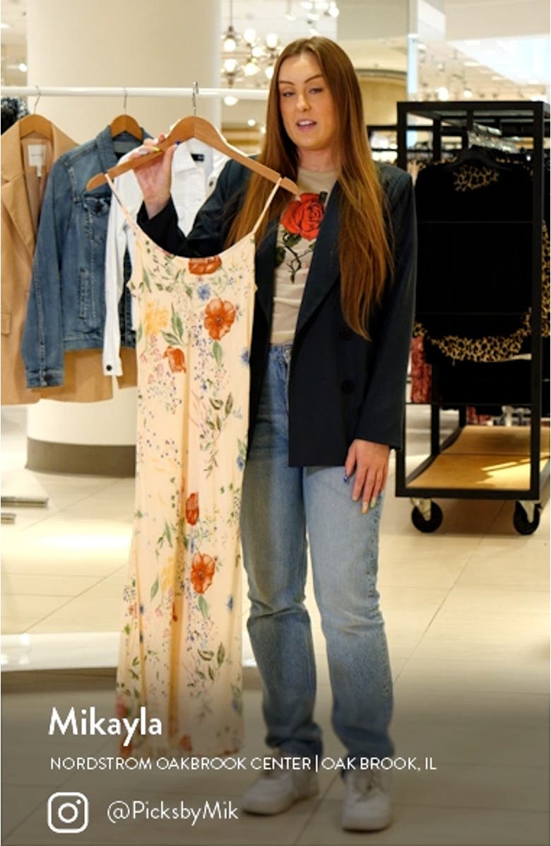 Emerick Floral Slipdress, sales video thumbnail