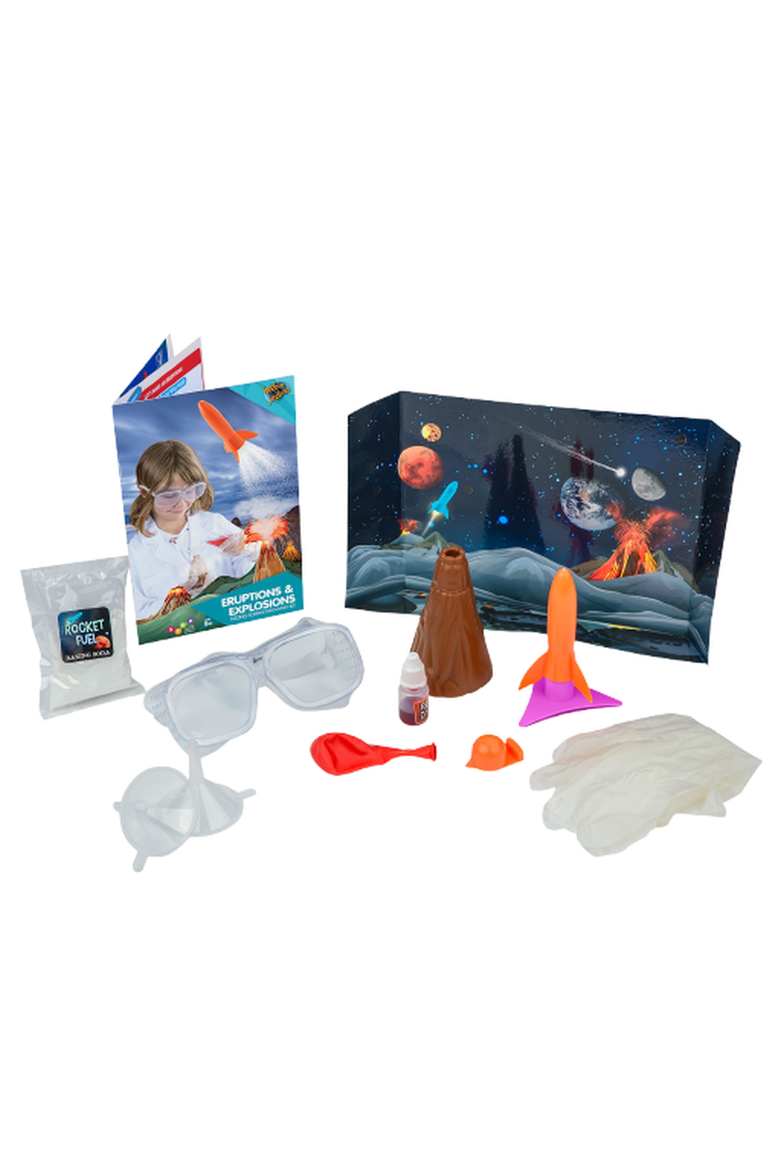 Eruptions and Explosions Science Kit, Alternate, color, Blue