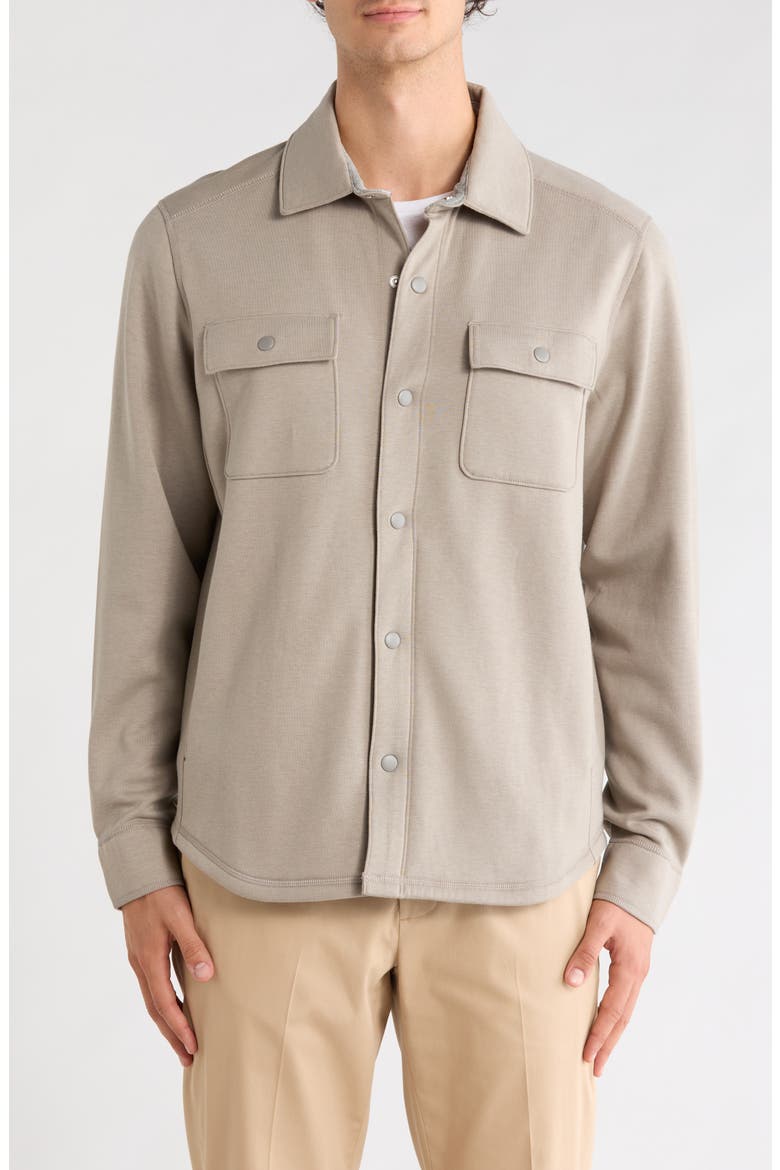 Roma Snap-Up Shirt, Main, color, CORK
