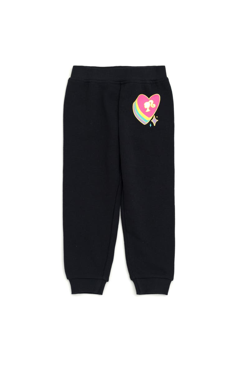 2-Piece Fleece Sweatshirt and Joggers Set, Alternate, color, Jet Black