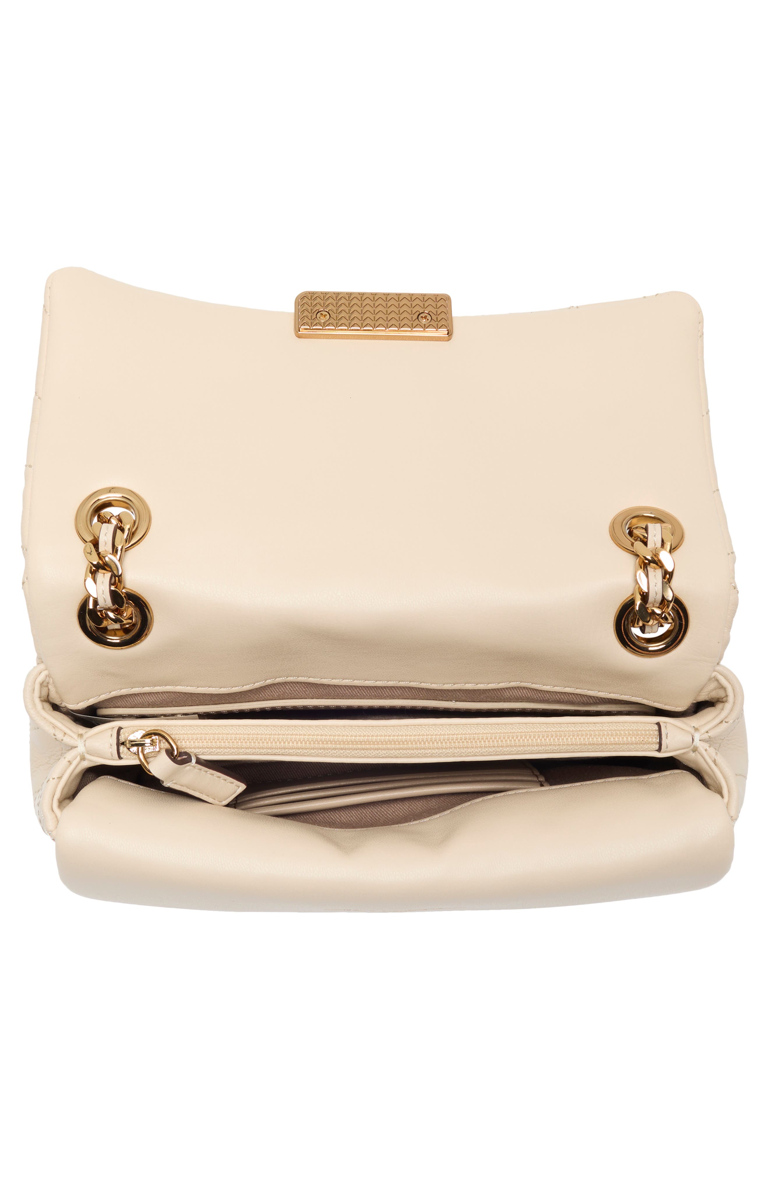 Lafayette Quilted Leather Crossbody Bag, Alternate, color, BRIE