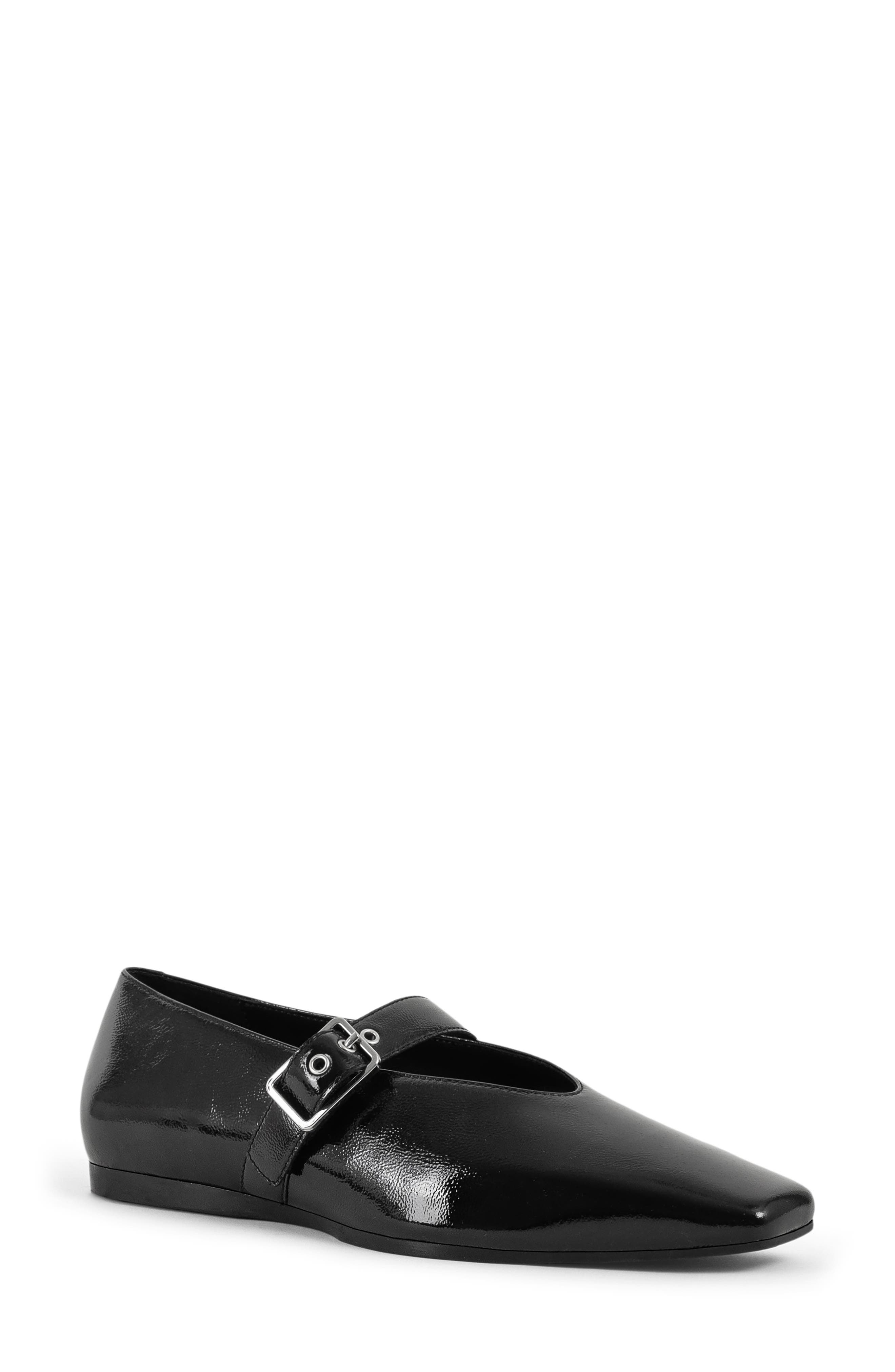 Wioletta Mary Jane Flat, Main, color, BLACK