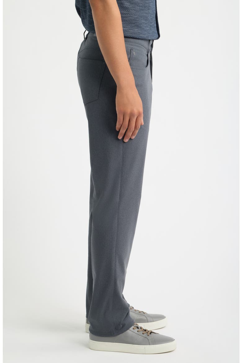 Brevard Performance Flannel Five-Pocket Pants, Alternate, color, IRIDIUM