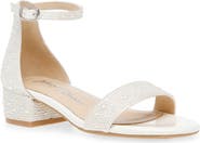 Betsey Johnson Rhinestone Ankle Strap Sandal
