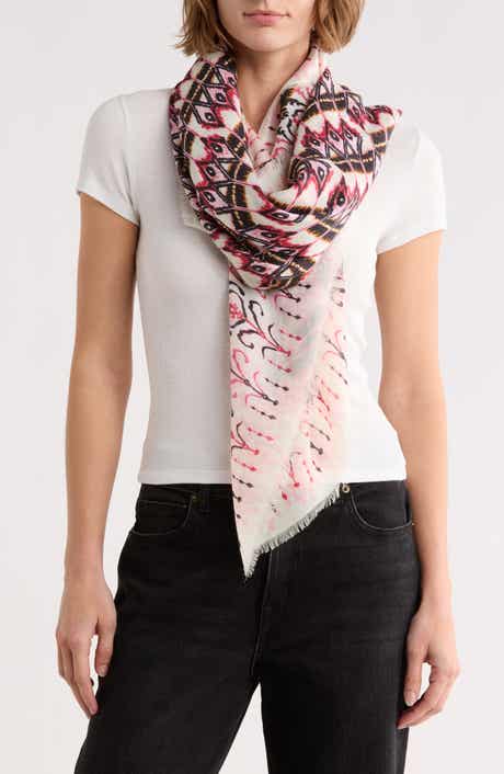 Longchamp Ikat Print Scarf