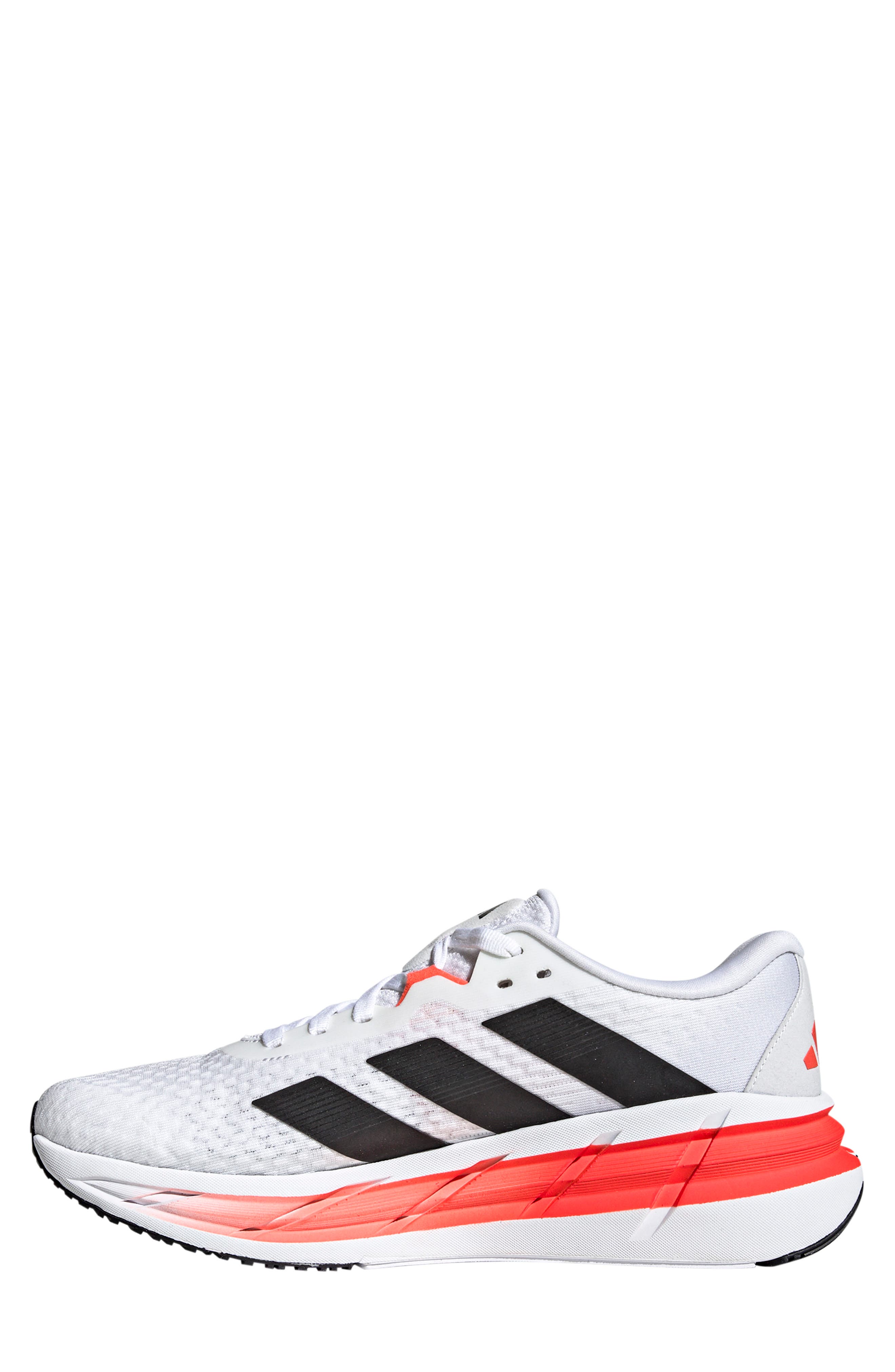 adidas Adistar 3 Running Shoe, Alternate, color, White/ Black/ Solar Red