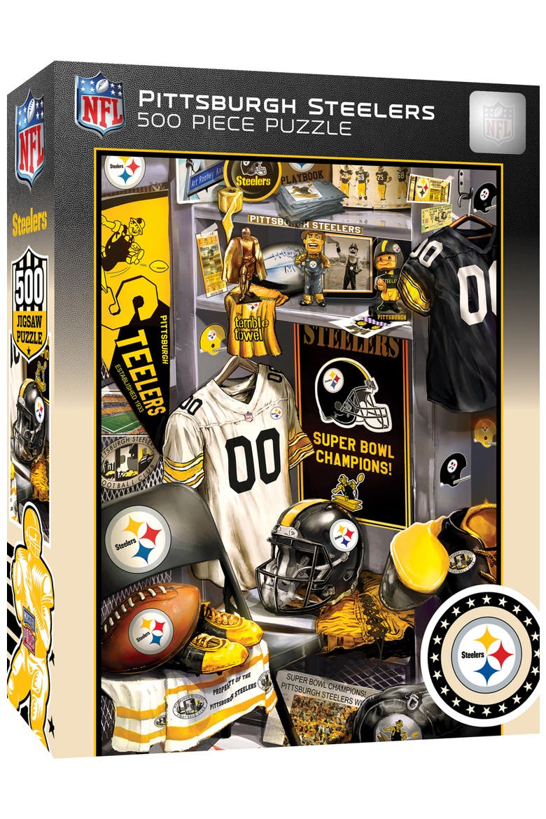 Pittsburgh Steelers Locker 500pc Puzzle, Main, color, Multicolor