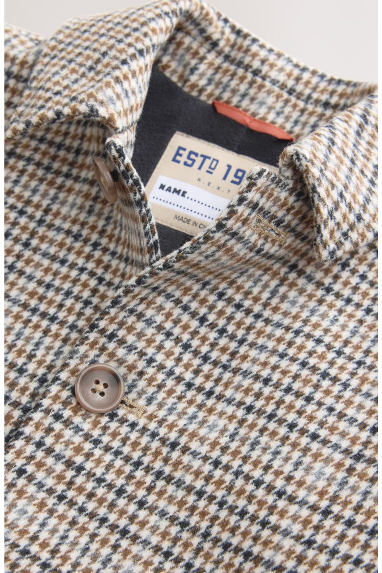 Kids' Smart Heritage Check Coat, Alternate, color, BROWN