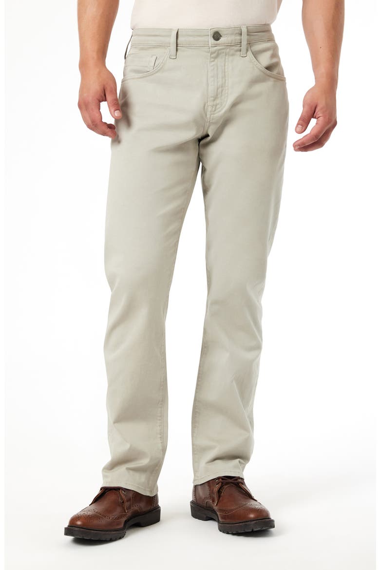 Matt Relaxed Straight Leg 5-Pocket Pants, Main, color, SILVER CASUAL TWILL