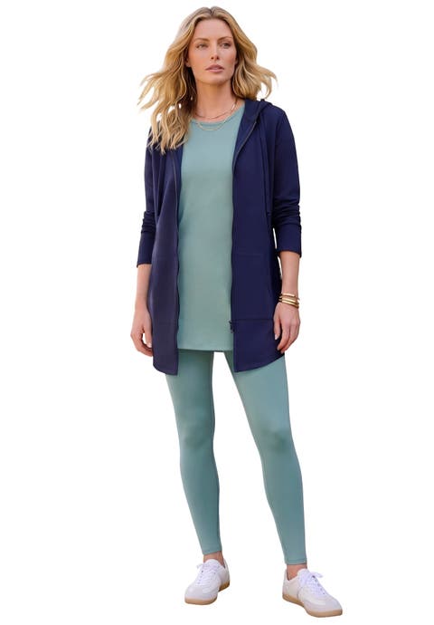 Fleece Zip Hoodie Sweatshirt