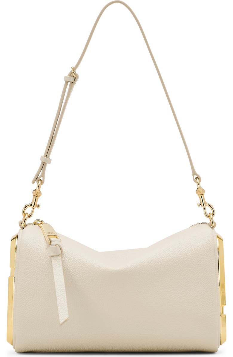 Marc Jacobs The Snapshot Leather Shoulder Bag, Main, color, Cloud White
