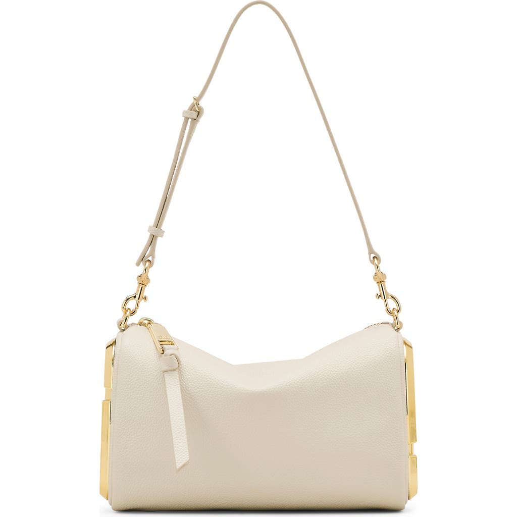 Marc Jacobs The Snapshot Leather Shoulder Bag In White