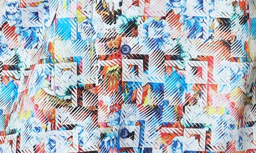 ROBERT GRAHAM ROBERT GRAHAM ABSTRACT PRINT BUTTON-UP SHIRT 