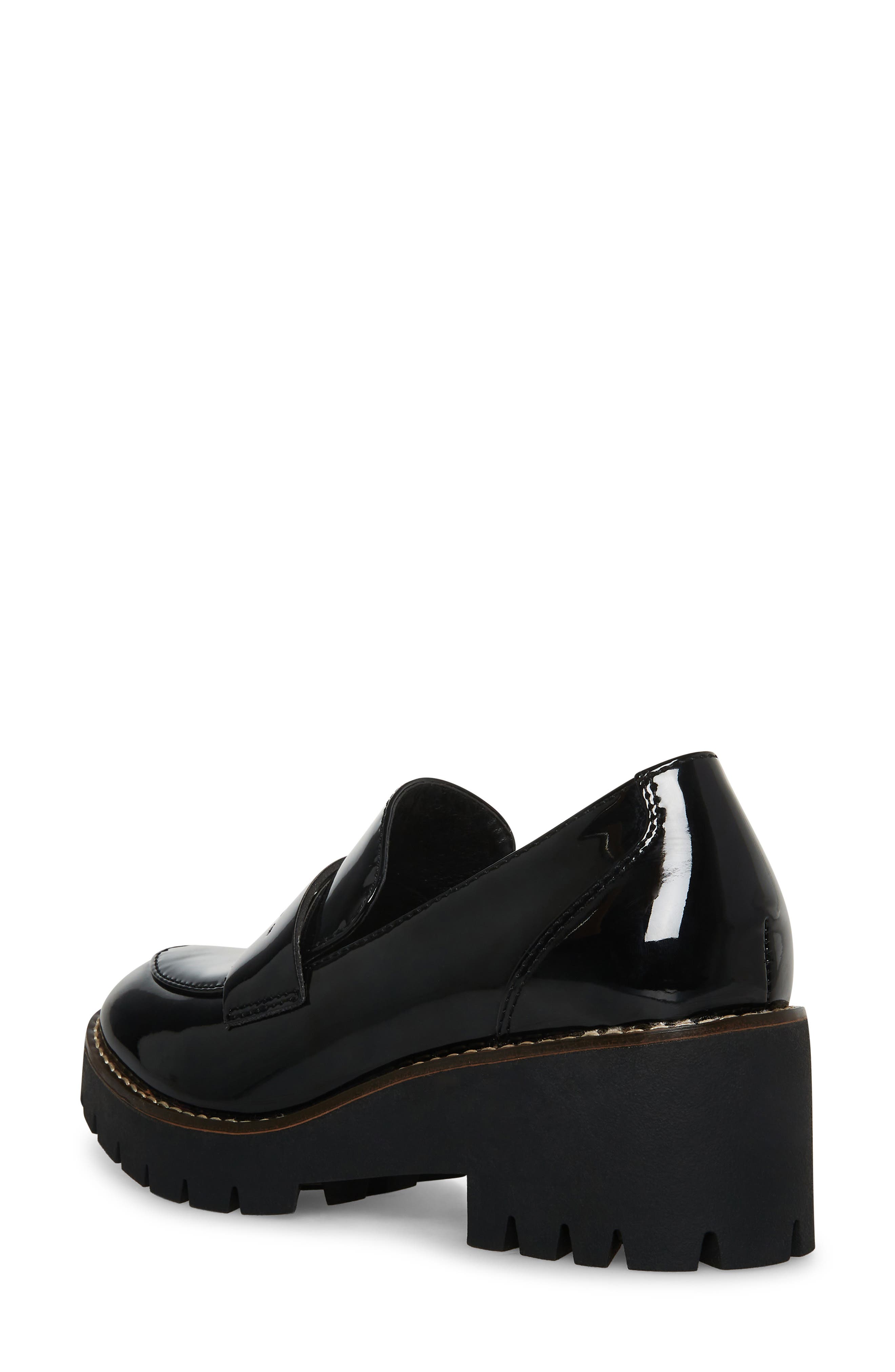 Dulce Waterproof Loafer Pump, Alternate, color, BLACK PATENT