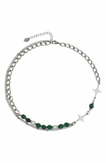 REBL Beaded Layered Necklace