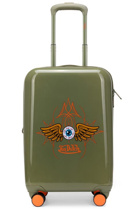 Eyeflight Expandable Hardside Spinner Carry-on Suitcase