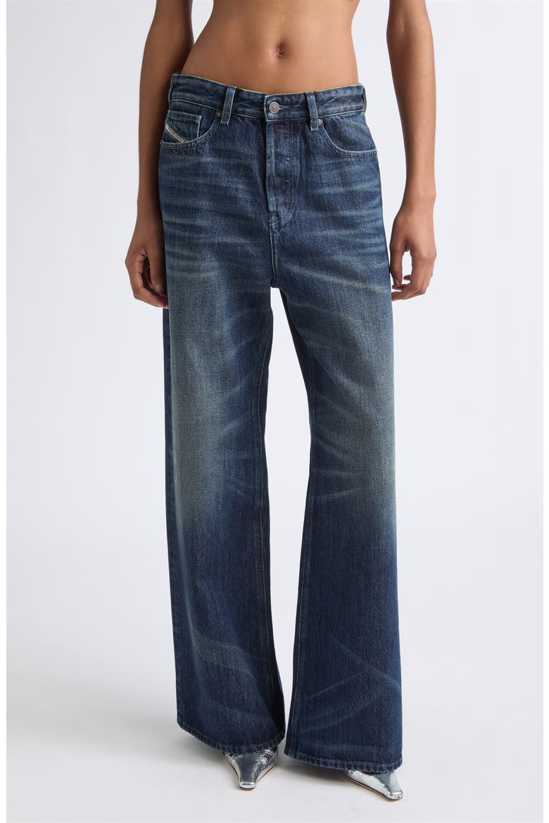 1996 D-Sire High Waist Wide Leg Jeans, Main, color, DENIM