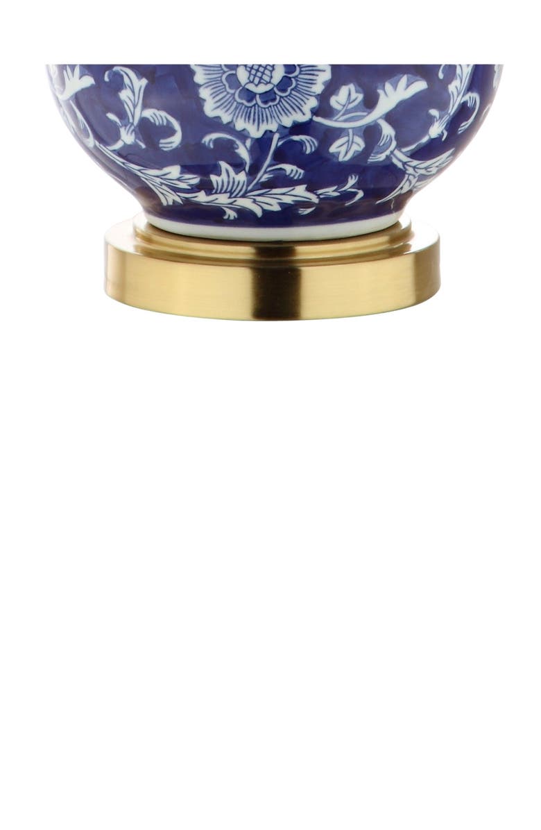 JONATHAN Y Lee 27" Ceramic Chinoiserie LED Table Lamp, Blue/White, Alternate, color, Blue/White