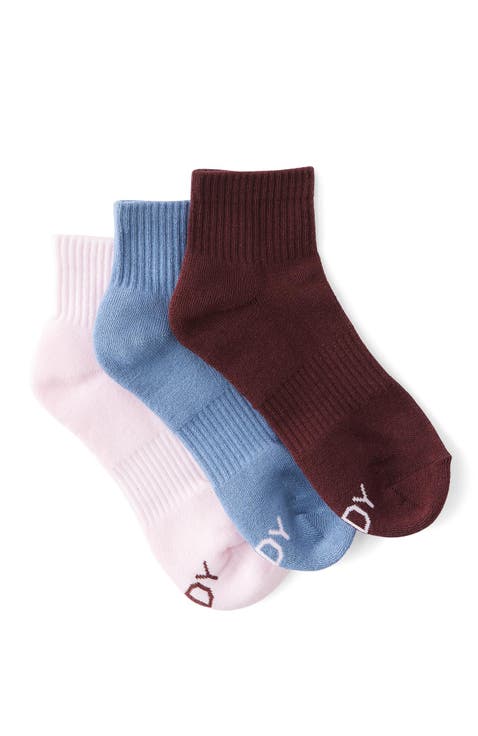 Women's Active Body Qtr Crew Sock 3Pk