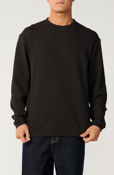 Premium Surf Long Sleeve Cotton Waffle T-Shirt