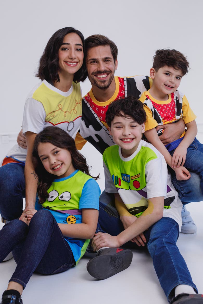 Toy Story Cosplay Short Sleeve T-Shirt, Alternate, color, Alien Green Blue