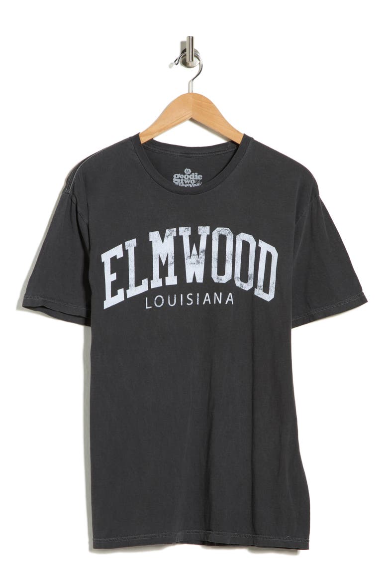 Elmwood Louisiana Graphic T-Shirt, Alternate, color, BLACK