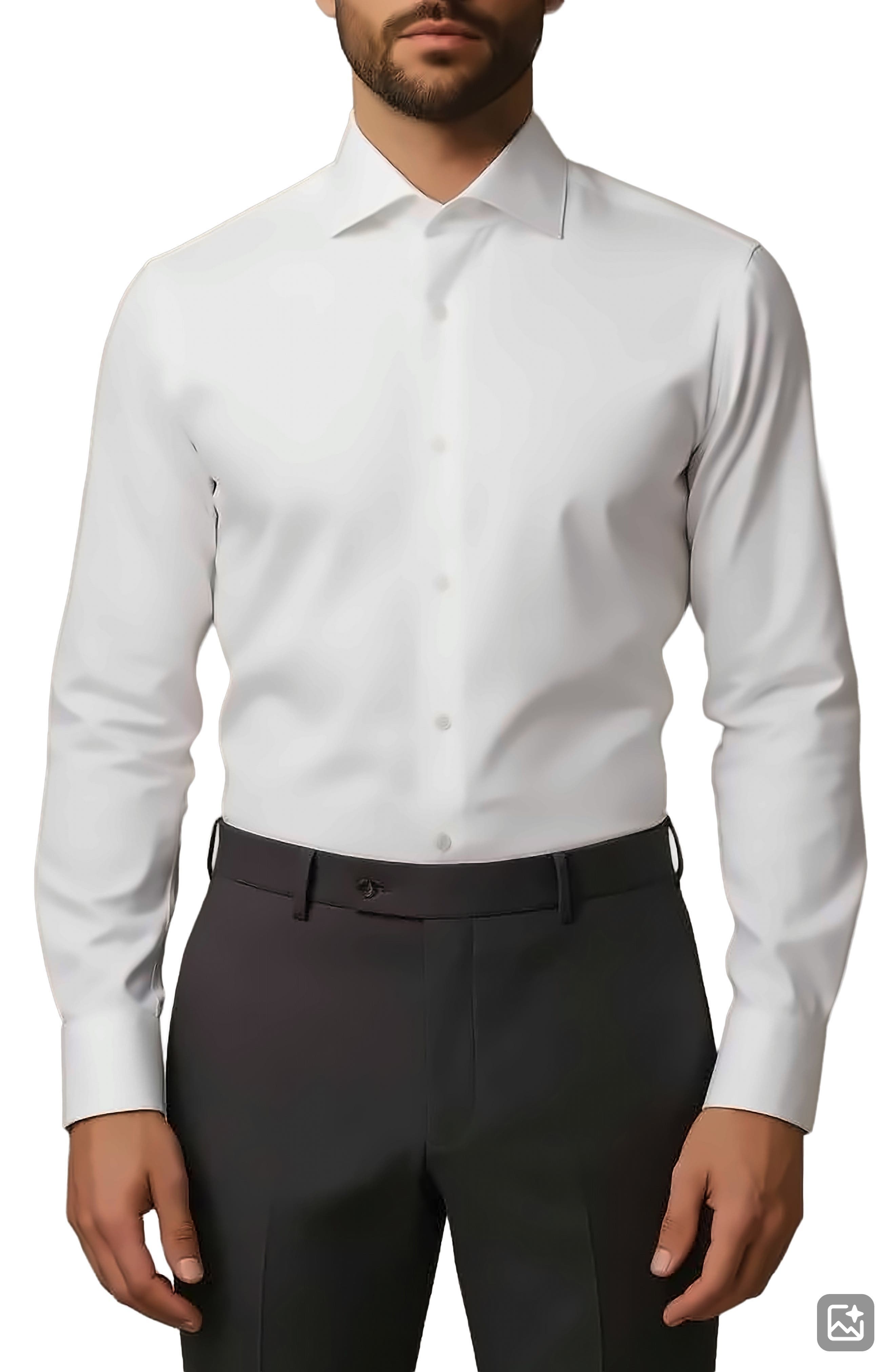 Stretch Cotton Dress Shirt