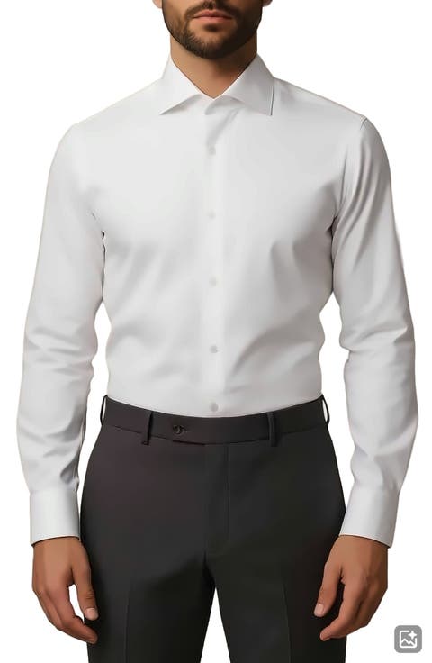 Stretch Cotton Dress Shirt