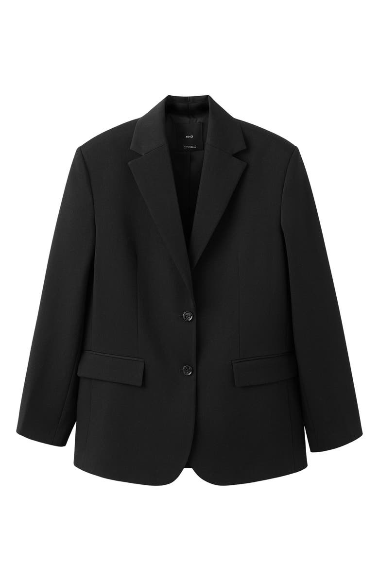 MANGO Gabi Blazer, Alternate, color, Black