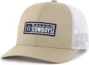 '47 Men's '47 Khaki Dallas Cowboys Acapulco brrr° Trucker Adjustable Hat