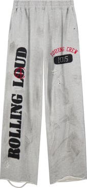 Rolling Loud RL Touring Crew Distressed Sweatpants